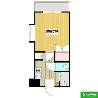 サニーパレス賀来【109号室】の間取り