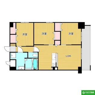 プロスぺリタ宗方【405号室】の間取り
