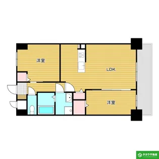 プロスぺリタ宗方【503号室】の間取り