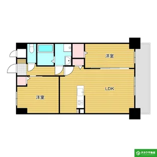 プロスぺリタ宗方【504号室】の間取り
