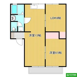 RSR高城(旧:レジデンス原新町)【102号室】の間取り