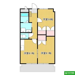 ノースヴィレッジ【102号室】の間取り