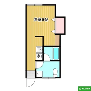 オクタ大友【102号室】の間取り