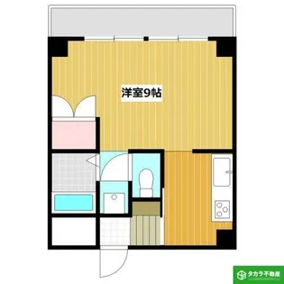 スターダスト中島【302号室】の間取り