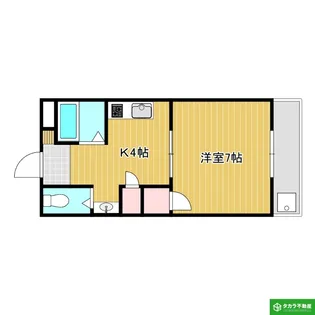 フレミールⅡ【208号室】の間取り