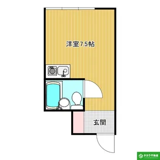 皐月マンション第三大分【911号室】の間取り