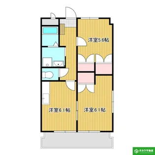 ノースヴィレッジ【201号室】の間取り