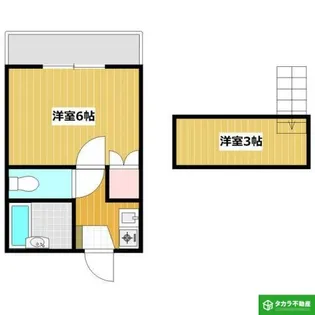 nikori勢家A棟【202号室】の間取り