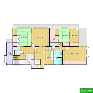 メゾン詫磨【301号室】の間取り