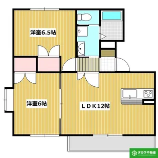 パークサイド大城【101号室】の間取り
