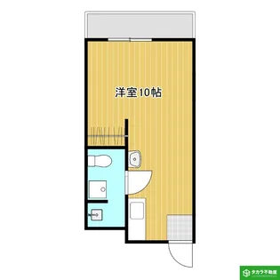 ホワイトテラス【201号室】の間取り