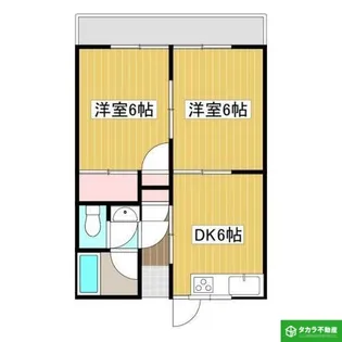 グリーンビル山津【503号室】の間取り