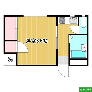 プティルノアール【201号室】の間取り