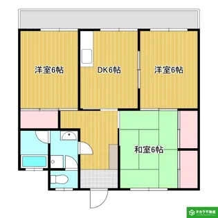 マンションおの【102号室】の間取り