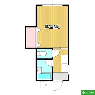 東洋コーポ【203号室】の間取り