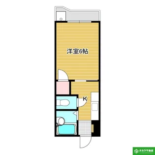 エクセル大在【404号室】の間取り