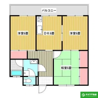 マンションおの【201号室】の間取り