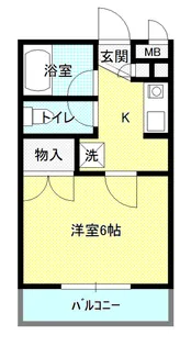 CORTY-C【205号室】の間取り