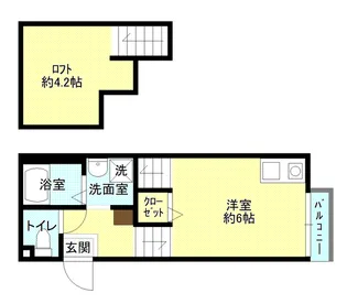 ウィステリア【103号室】の間取り