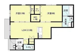 アド・アストラ【1階】の間取り