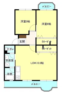 ドゥ・シャトー・ブラン3番館【4階】の間取り
