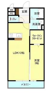 グレイスレジデンス中央【1階】の間取り
