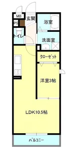 roi del'ours Ⅱ【1階】の間取り