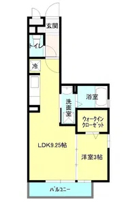 パークレジデンス中央【1階】の間取り