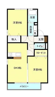スカイヒル【2階】の間取り