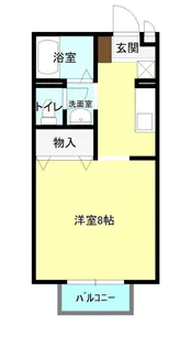 グリーンオーク【2階】の間取り