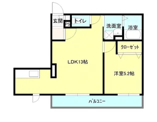 カーサ・リキ【3階】の間取り