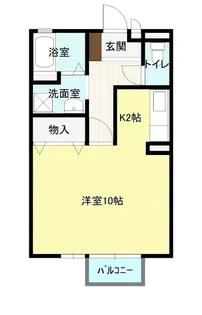 1Rの間取り画像