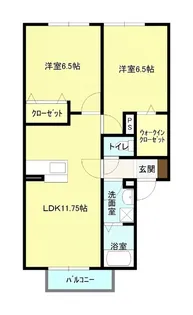 アミュナータ【1階】の間取り