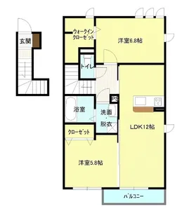 Beans【2階】の間取り