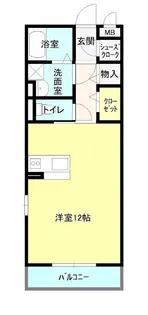 glorious【3階】の間取り