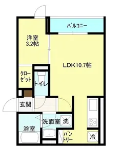 メルヴェーユ Ⅱ【2階】の間取り