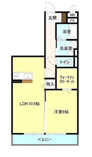 ベルレージュ【2階】の間取り