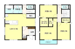 埼玉県さいたま市岩槻区南平野2丁目【一戸建】の間取り