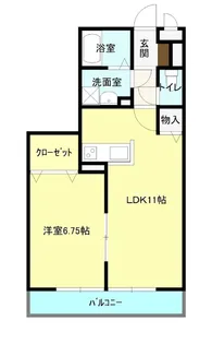 フォリオ春日部【1階】の間取り