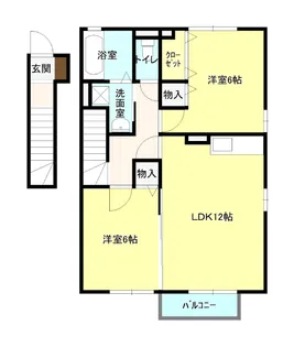PUREZZA春日部【2階】の間取り