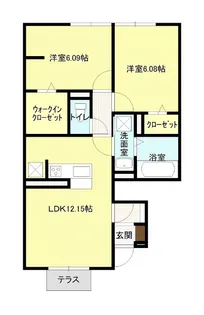 La Pomodoro B【1階】の間取り