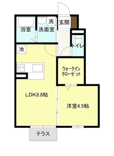 プレジール【1階】の間取り