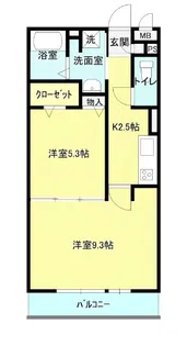 アンクレージュ【2階】の間取り