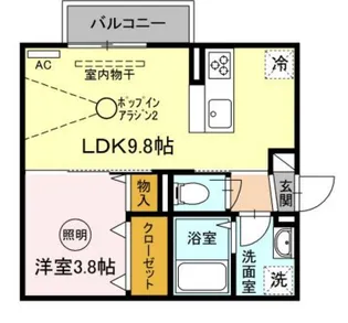 プレステージⅢ【2階】の間取り