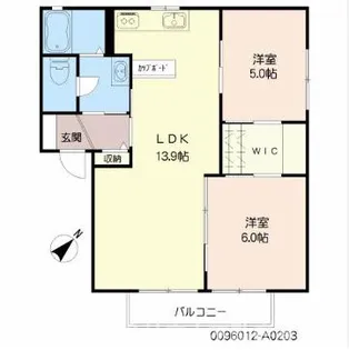グリーンネスト【2階】の間取り