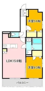 Vent Vert感田【1階】の間取り