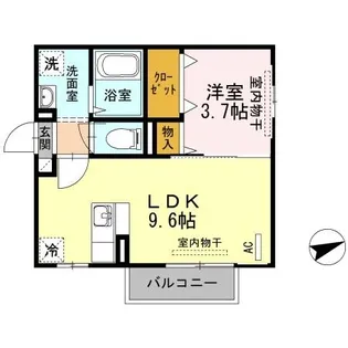 福岡県北九州市八幡西区星ケ丘3丁目【アパート】の間取り