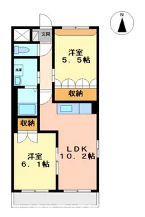 リバーステージⅠ【2階】の間取り