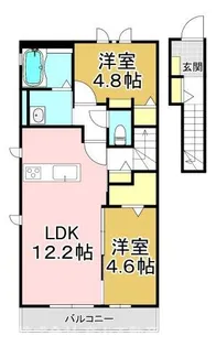 Gloire遠賀野A【2階】の間取り