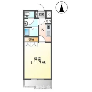 ソレイユⅠ【2階】の間取り